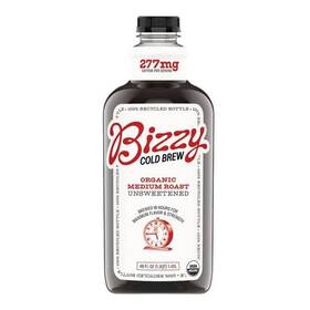 Bizzy Coffee 853204007531 Organic Cold Brew Medium Roast Unsweetened 48 Oz