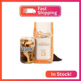 S-2001-brk-b2c Bizzy Organic Cold Brew Coffee Breakfast Blend Coarse Ground Medium