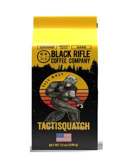 Black 992962528398 Rifle Coffee Tactisquatch Dark Roast Ground 12 Oz