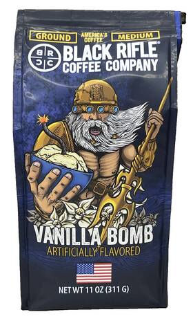 Black Riffle Coffee Company 810119153845 Rifle Vanilla Bomb Ground 11 Oz