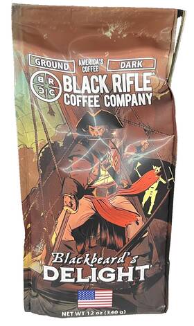 Black Riffle Coffee Company 810119704269 Rifle Blackbeards Delight Ground 12 Oz