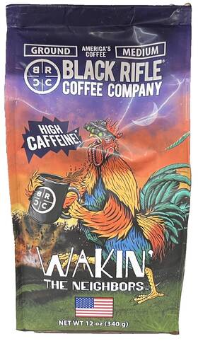 Black Riffle Coffee Company 810119704276 Rifle Wakin The Neighbors Ground 12 Oz