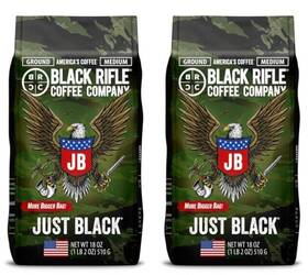 Black Riffle Coffee Company 810140153791 2 Pack Rifle Just Medium Roast Ground 18oz Bag