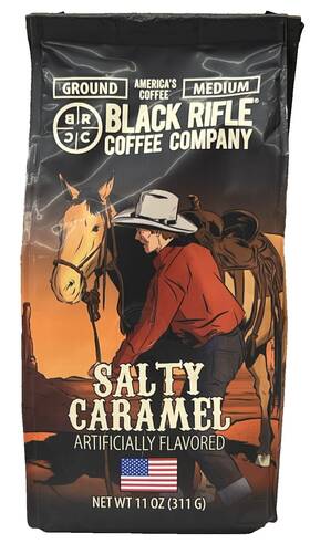 Black Riffle Coffee Company 810140153869 Rifle Salty Caramel Ground 11 Oz