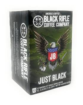 Black Rifle Coffee 810087107727 Company Just Single Serve Pods Medium Roast 12 Count