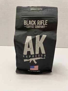 Black Rifle Coffee Co. 857849006034 Brcc Ak Espresso Medium Roast 12oz Whole Bean - New