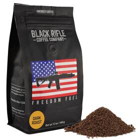 30-027-12g Black Rifle Coffee Company Freedom Fuel 12oz Bag Ground Dark Roast - Ro
