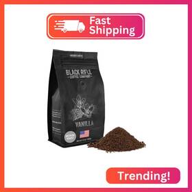 30-044-12g Black Rifle Coffee Company Vanilla 12oz Bag Ground Medium Roast -