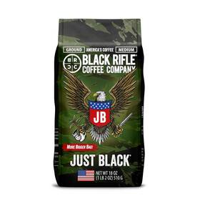Black Rifle Coffee Company 313044694655 Just Medium Roast Ground 18 Oz Bag