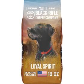 Black Rifle Coffee Company 445013597520 Loyal Spirit 18oz Bag Ground Light Roast - R