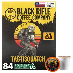 Black Rifle Coffee Company 705353809934 Dark Roast Pods 100% Arabica Bold Smoky Si