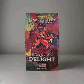 Black Rifle Coffee Company 810071970375 Blackbeards Delight Dark Roast Whole Bean 12 Oz
