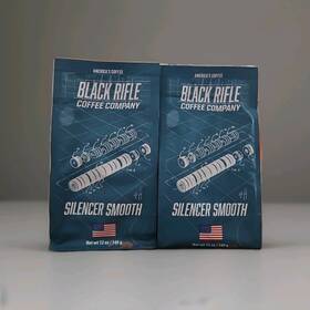 Black Rifle Coffee Company 810071970382 2 Pack Silencer Smooth Light Roast Ground 12 Oz Bags