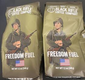 Black Rifle Coffee Company 810087104863 Lot Of 2 Freedom Fuel Dark Roast Ground 12 Oz