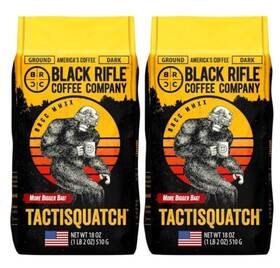 Black Rifle Coffee Company 810140153807 2 Pack Tactisquatch Dark Roast Ground 18oz Bag
