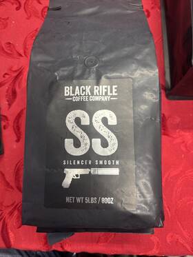 Black Rifle Coffee Company 818890026426 Company-ss Silencer Smooth Ground Coffee-5lb Bag