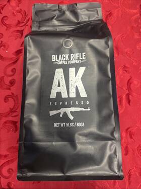 Black Rifle Coffee Company 818890026440 Company-ak Espresso Grounds-5lb Bag