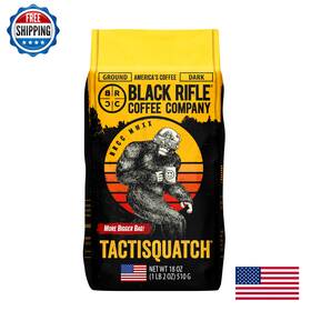 B0dktpxhvb Black Rifle Coffee Company Tactisquatch 18oz Bag Ground Dark Roast - Ro