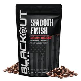 Blackout Coffee Co. 719243171490 Smooth Finish Whole Bean Light Roast Bright And Smoot