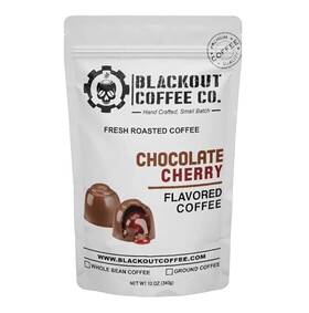 Blackout Coffee Co. 850015674341 Chocolate Cherry Flavored Ground Medium Roast - 12oz