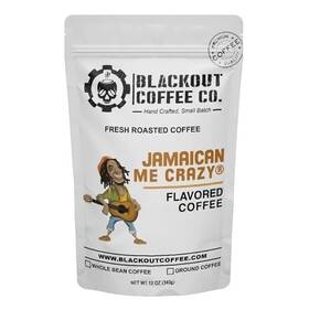 Blackout Coffee Co. 850015674419 Jamaican Me Crazy Flavored Ground - 12 Oz