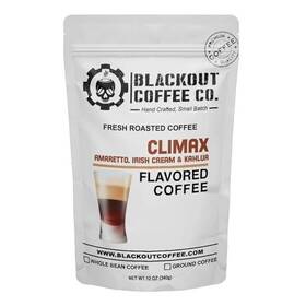 Blackout Coffee Co. 850015674426 Climax Amaretto Irish Cream Kahlua Flavored Ground - 12oz