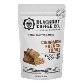 Blackout Coffee Co. 850015674433 Cinnamon French Toast Flavored Ground Medium Roast - G