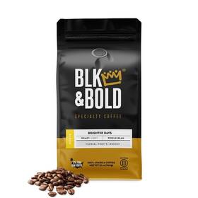 Blk & Bold 810060900147 And Whole Bean Coffee Brighter Days Premium Light Roast 12 Oz Bag