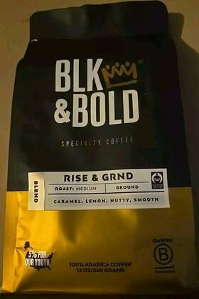 Blk & Bold 850007791438 And Rise Grnd Medium Roast Ground Coffee 12 Oz. Sealed. Exp 12/19/25