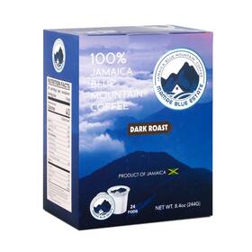 Pods-24 Blue Mountain 198715654080 Mamre -100% Jamaica Coffee Count-dark Roast