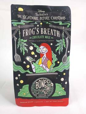 Bones 810036262682 Nightmare Before Christmas Coffee Co Frogs Breath Chocolate Mole Ground