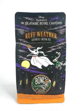 Bones 810036262699 Nightmare Before Christmas Coffee Co Ruff Weather Oatmeal Cream Pie Ground