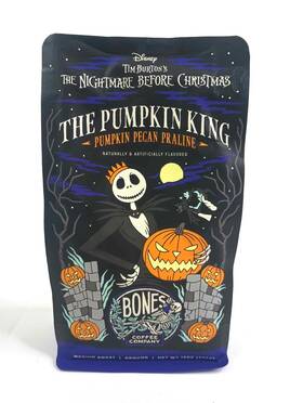 Bones 810036262767 Nightmare Before Christmas Coffee Co The Pumpkin King Pecan Pralin
