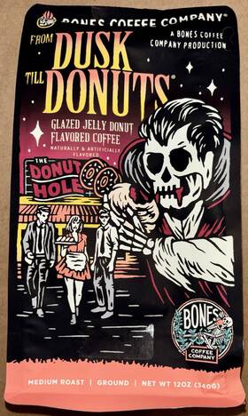 Bones Coffee 810036262026 Company From Dusk Till Donuts Glazed Jelly Flavor Retiring Soon