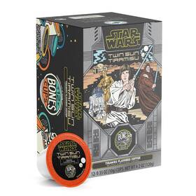 Bones Coffee Company 445049842885 Star Wars Twin Sun Tiramisu Flavored Pods Low Acid
