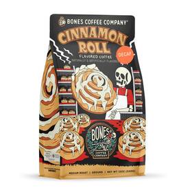 Bones Coffee Company 705353268106 Decaf Cinnamon Roll Decaffeinated Flavored Medium R
