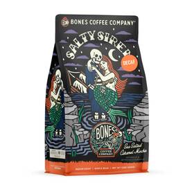 Bones Coffee Company 810036267328 Decaf Salty Siren Caramel Chocolate 12 Oz Ground