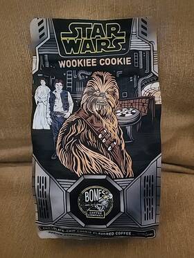Bones Coffee Company 810036268370 Star Wars Wookiee Cookie Chocolate Chip Ground 12oz