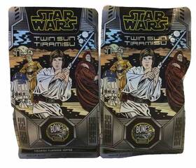 Bones Coffee Company 810036268394 2pk Co Star Wars Twin Sun Tiramisu Flavored 12oz Bags D2