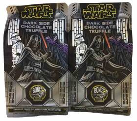 Bones Coffee Company 810036268417 2pk Co Star Wars Darth Vader Dark Side Chocolate Truffle Flavored