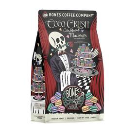Bones Coffee Company 810036268967 Coco Crush Flavored Beans Medium Roast Ground Cof