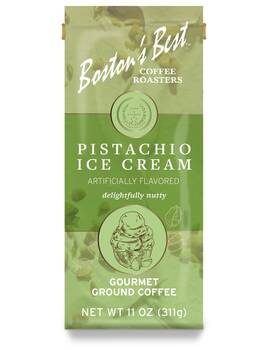 Bostons Best 017809011380 Boston S Gourmet Ground Coffee Pistachio Ice Cream Medium Roast 11 Oz