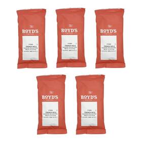 Boyds 810157972248 French No. 6 Ground Coffee Dark Roast 5 Pack 2.5 Oz Portions