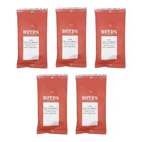 Boyds 810157972255 100% Colombian Ground Coffee Light Roast 5 Pack 2.5 Oz Portions