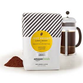 Brand Amazon Fresh 842379103278 Just Bright Ground Coffee Light Roast 32 Ounce Pack Of 1