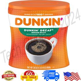 96jkhfjhdsgf96 Branded Dunkinft Original Blend Medium Roast Decaf Ground Coffee 30 Oz Free Ship