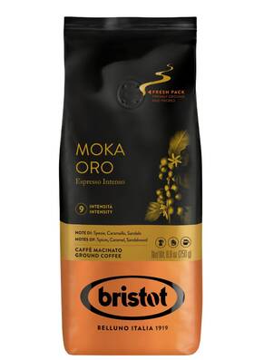 02291 Bristot Moka Oro Ground Coffee Italian Espresso 8.8 Ounce Pack Of 1