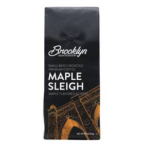 Brooklyn Bean Roastery 313021817831 Beans Maple Sleigh 100% Arabica Craft Roasted Ground Coffee Premium Ma