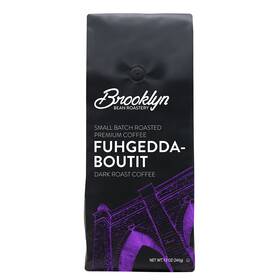 Brooklyn Bean Roastery 810683021236 Beans Fuhgeddaboutit 100% Arabica Craft Roasted Ground Coffee Dark R