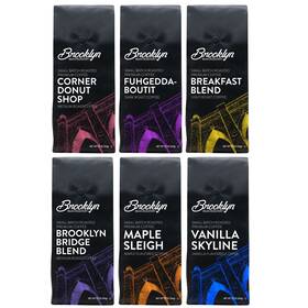 Brooklyn Beans 850005384601 Bagged Ground Coffee Variety Pack Light Medium Dark Roast And Flavored Assort